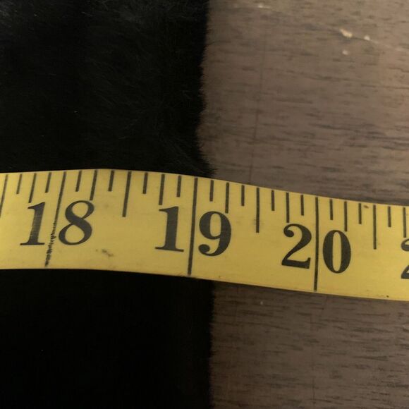 Cambridge Dry Goods Vest Womens  Large Faur Fur Vegan Fur Zip Front Soft Vintage - Picture 10 of 12